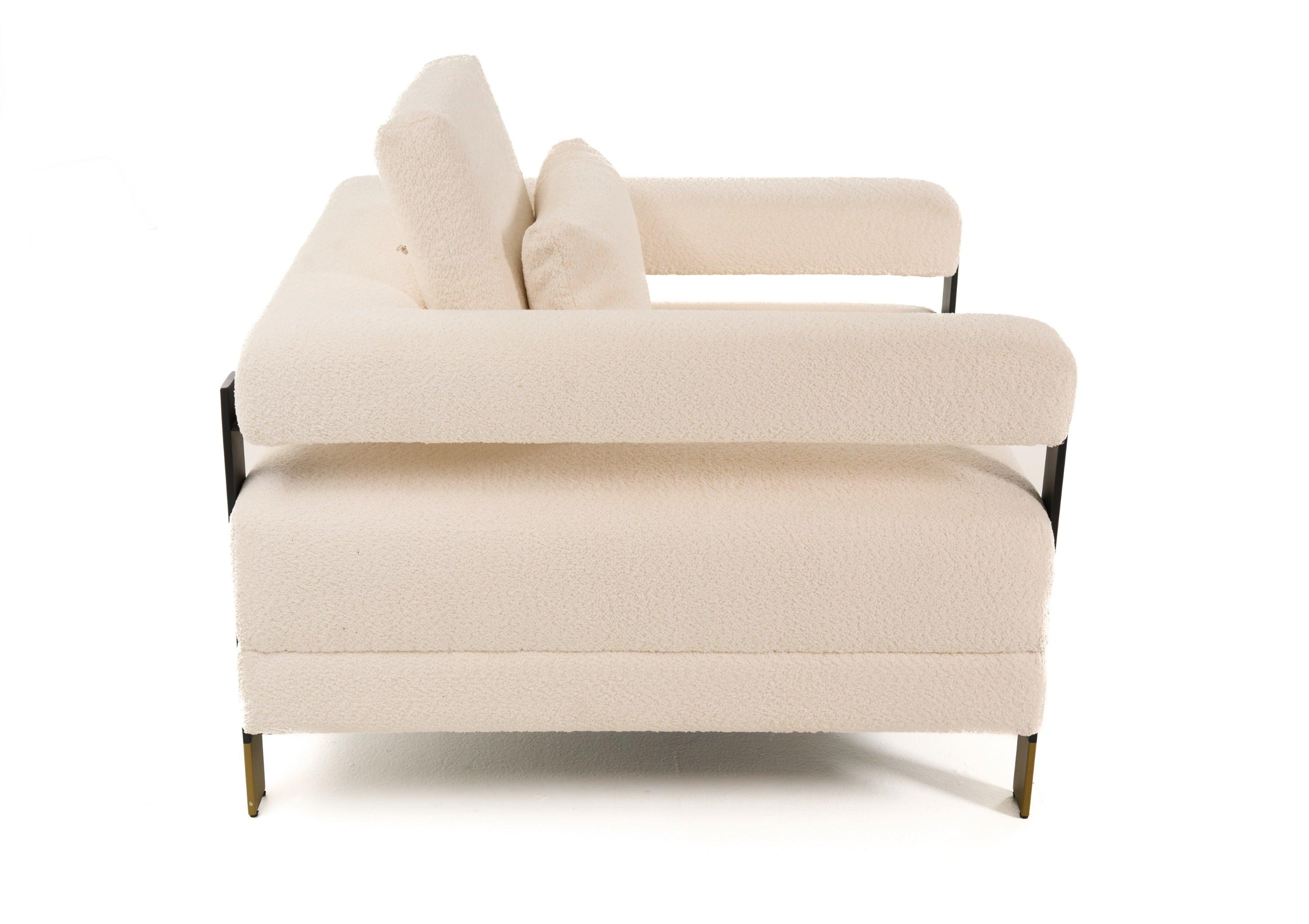 Divani Casa Stratford Modern Fabric Accent Chair