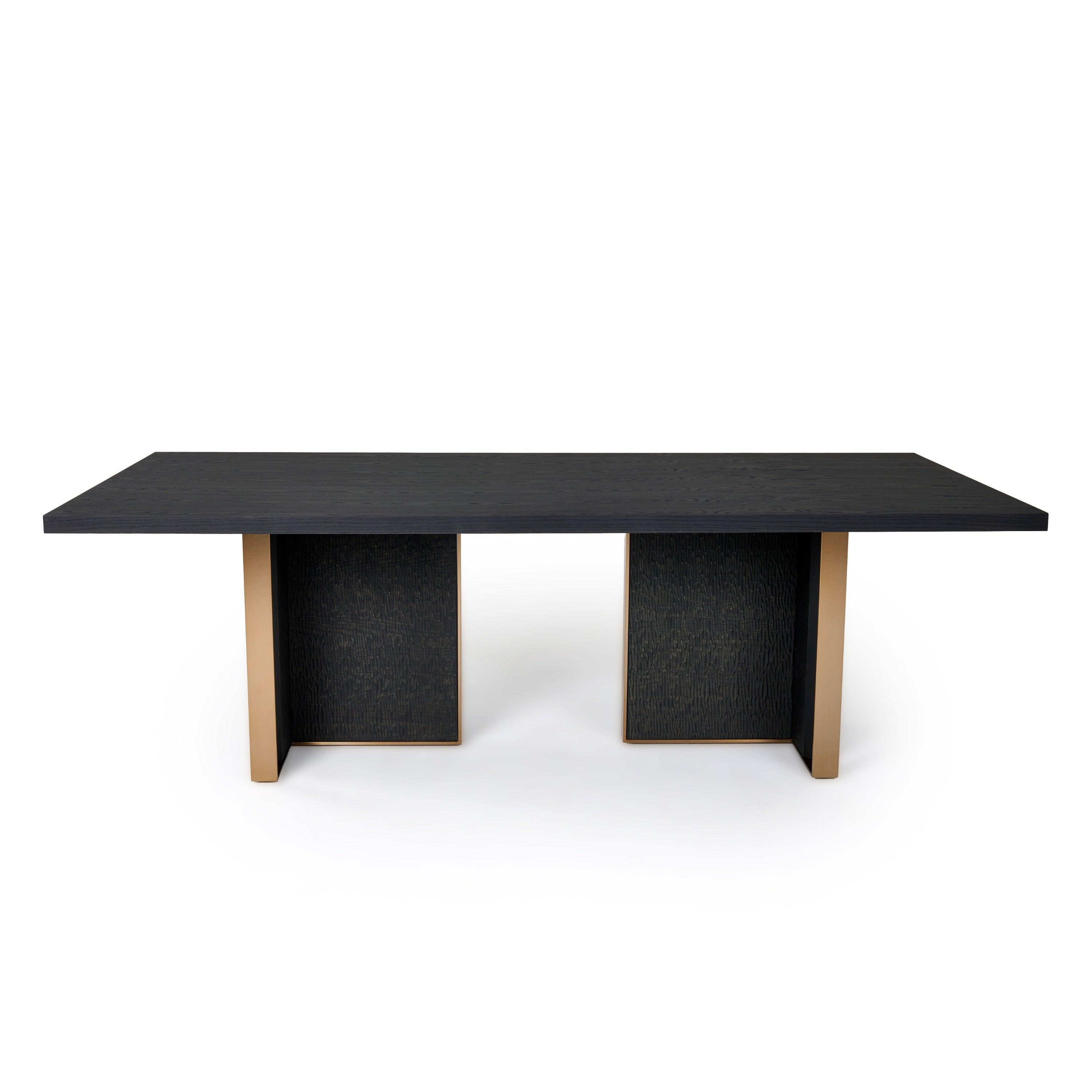 Modrest Tasha Modern Ash Brushed Rectangular Dining Table