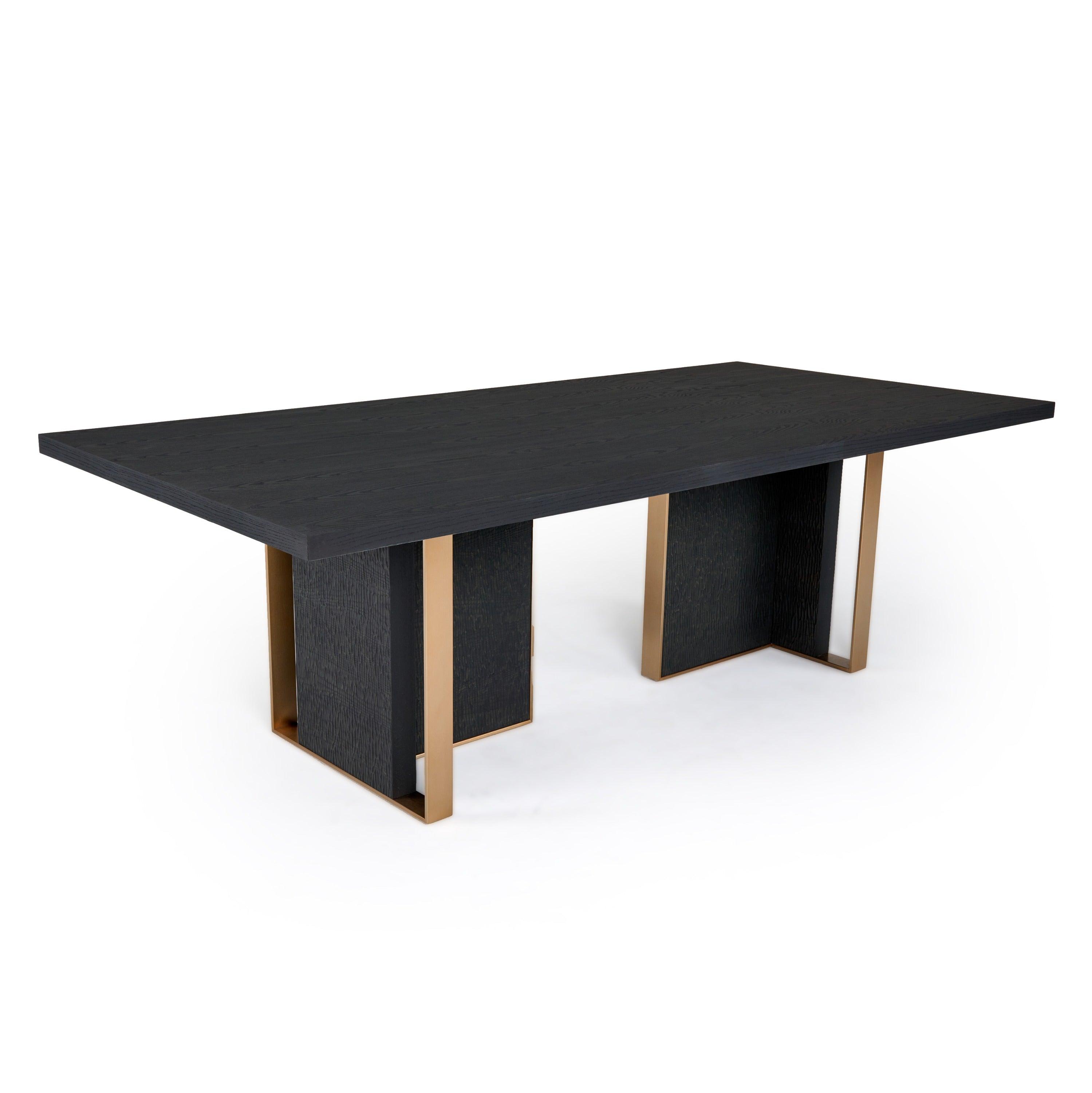 Modrest Tasha Modern Ash Brushed Rectangular Dining Table