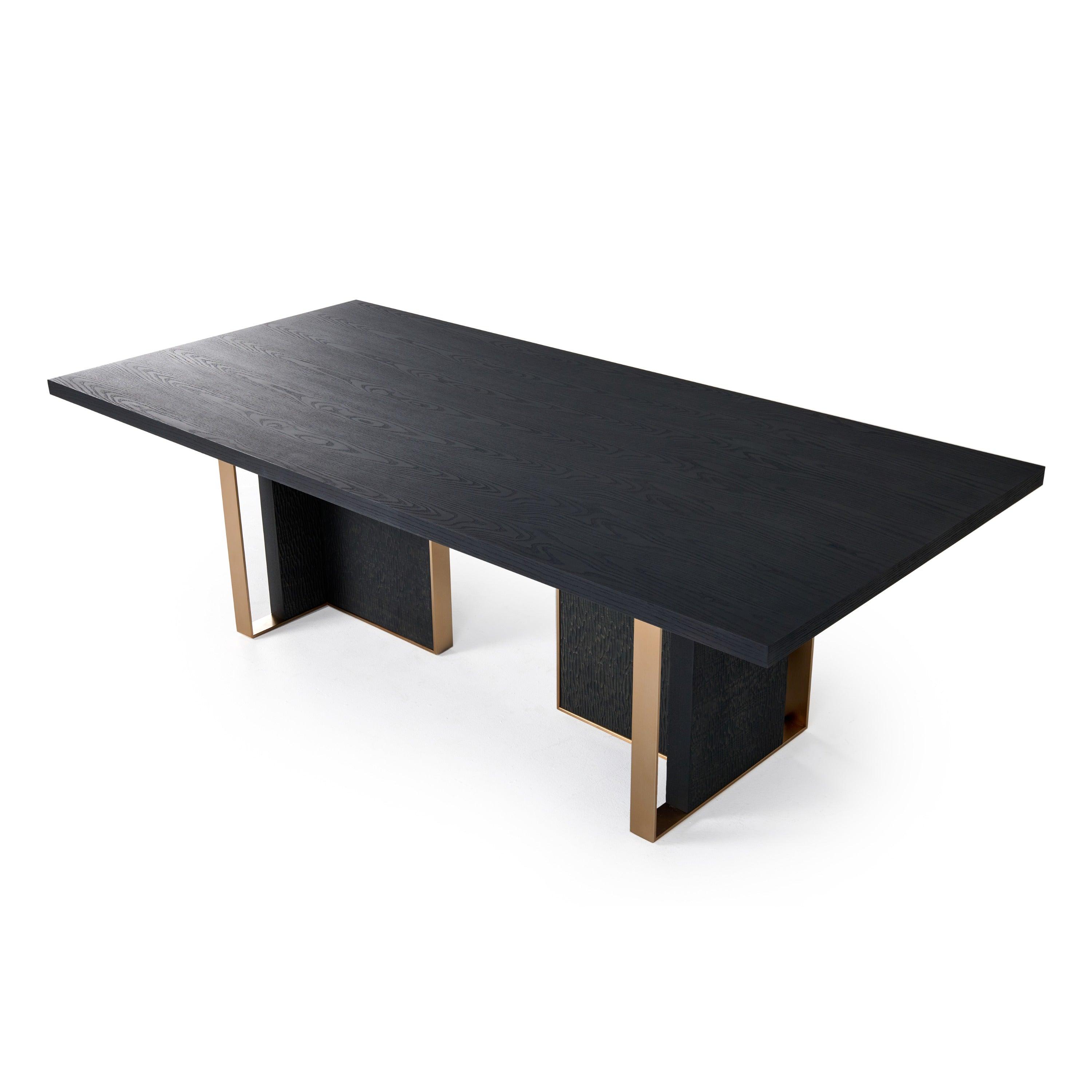 Modrest Tasha Modern Ash Brushed Rectangular Dining Table