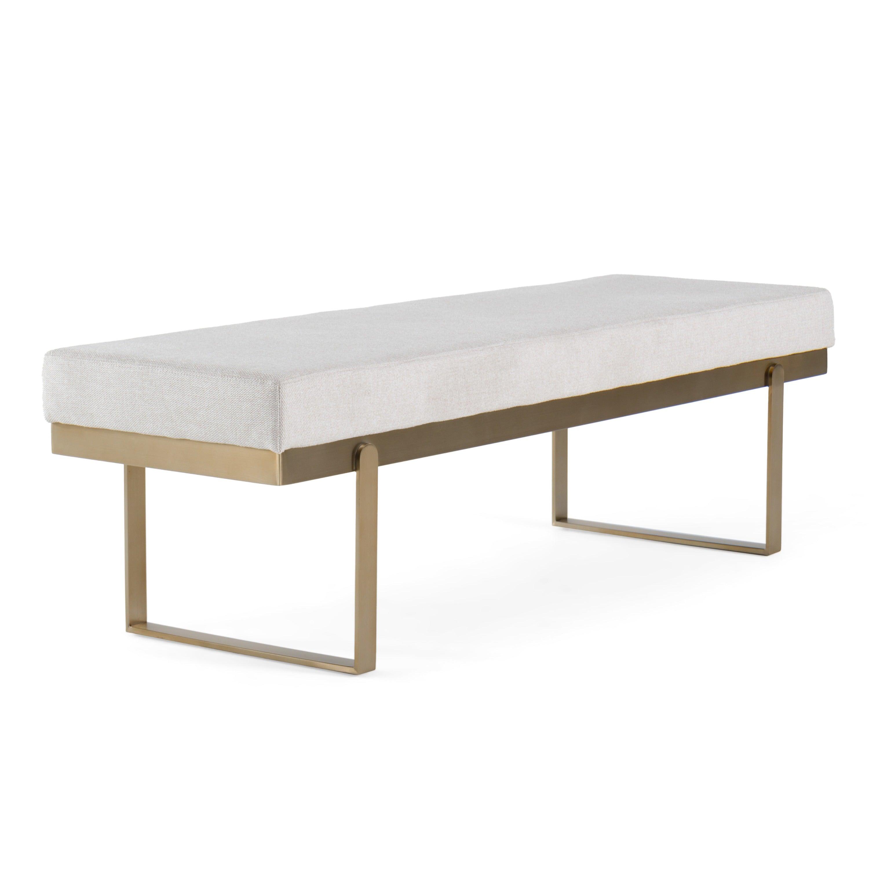 Modrest Tatum Modern Fabric Dining Bench