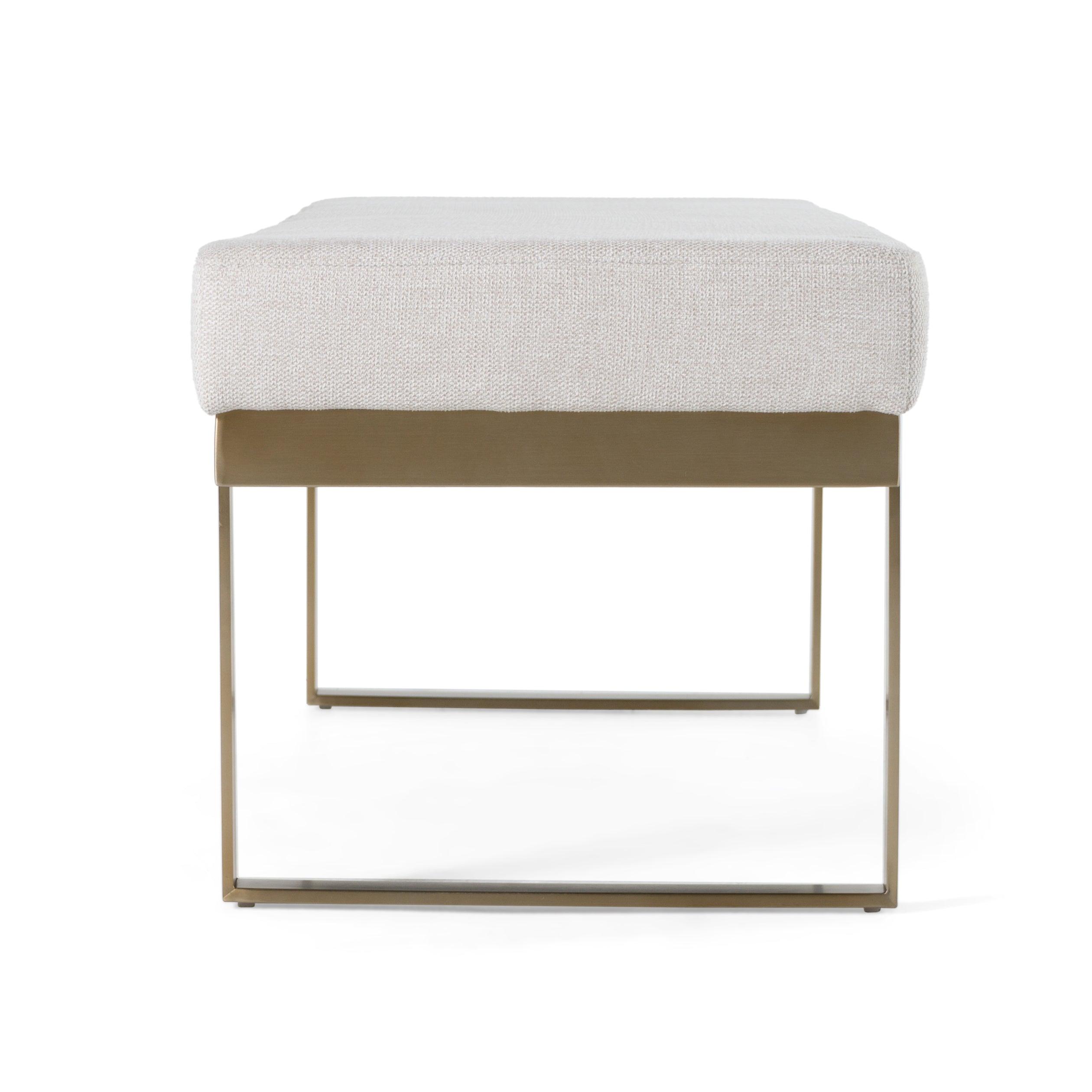 Modrest Tatum Modern Fabric Dining Bench