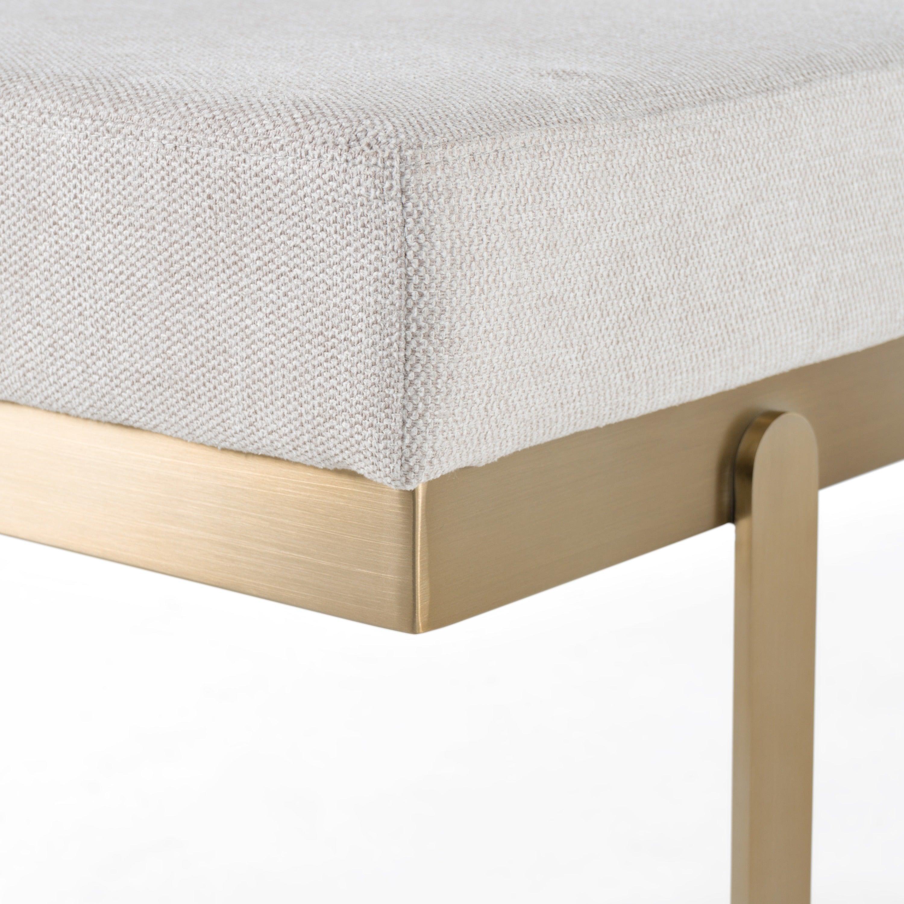 Modrest Tatum Modern Fabric Dining Bench