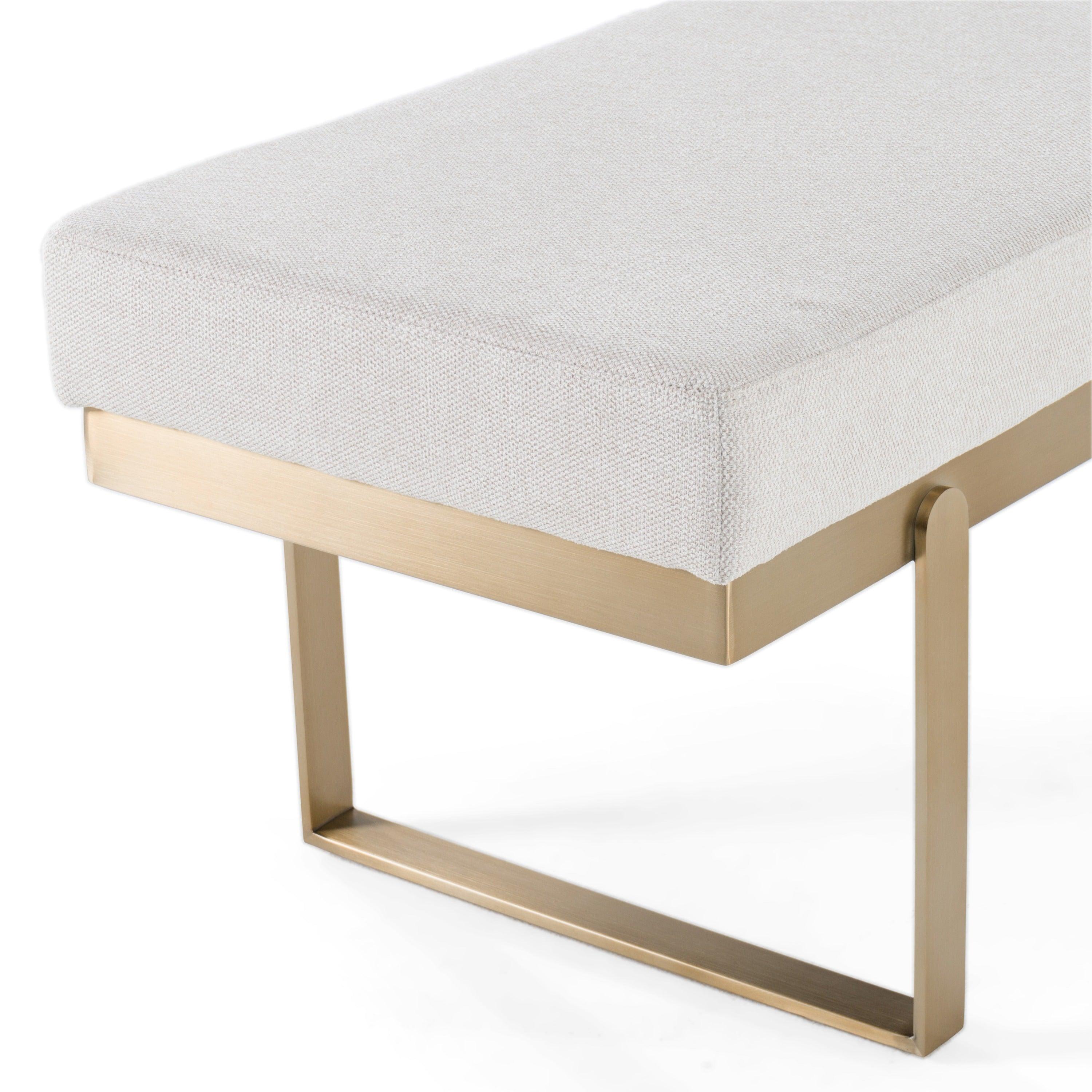 Modrest Tatum Modern Fabric Dining Bench