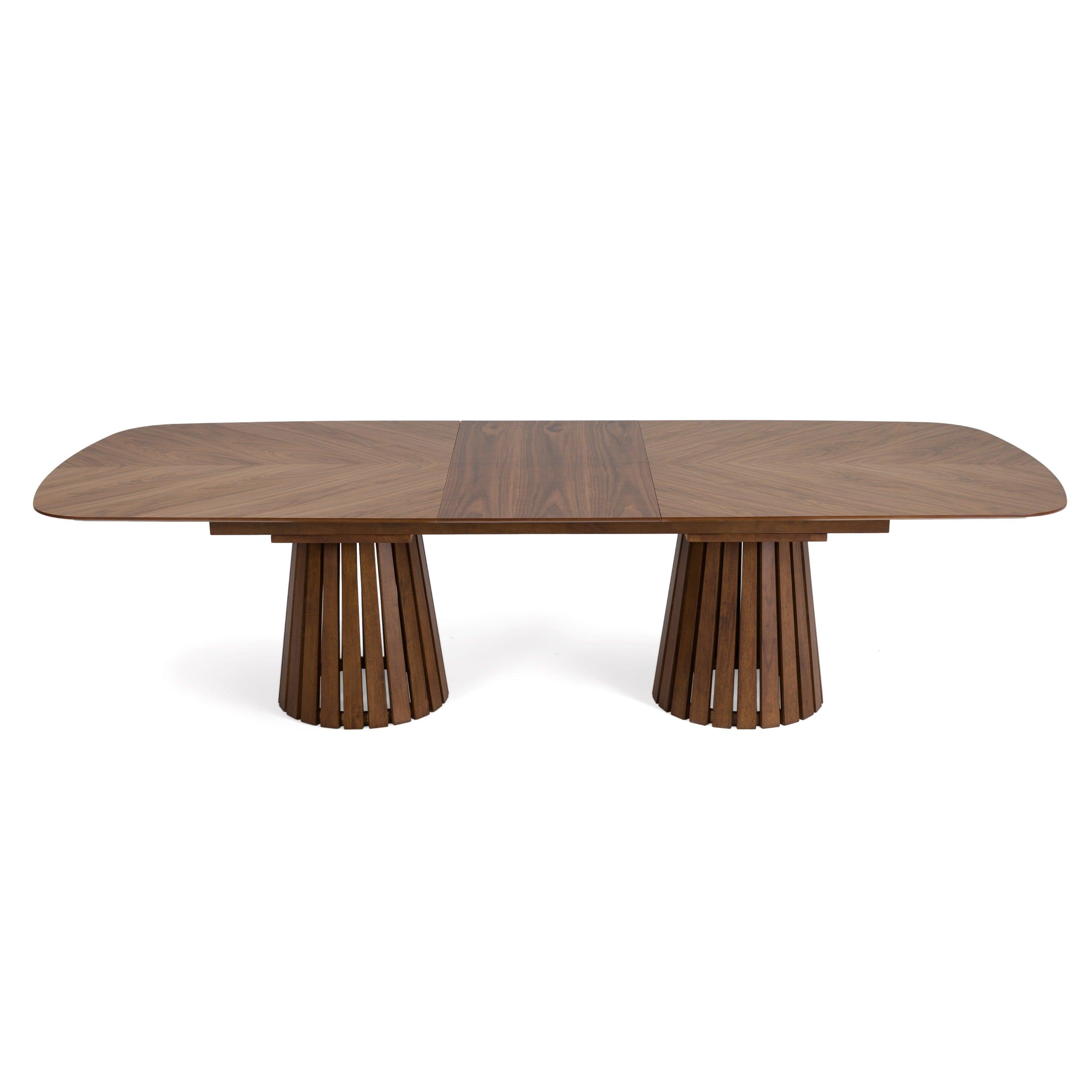 Modrest Truman MidCentury Modern Extendable Dining Table