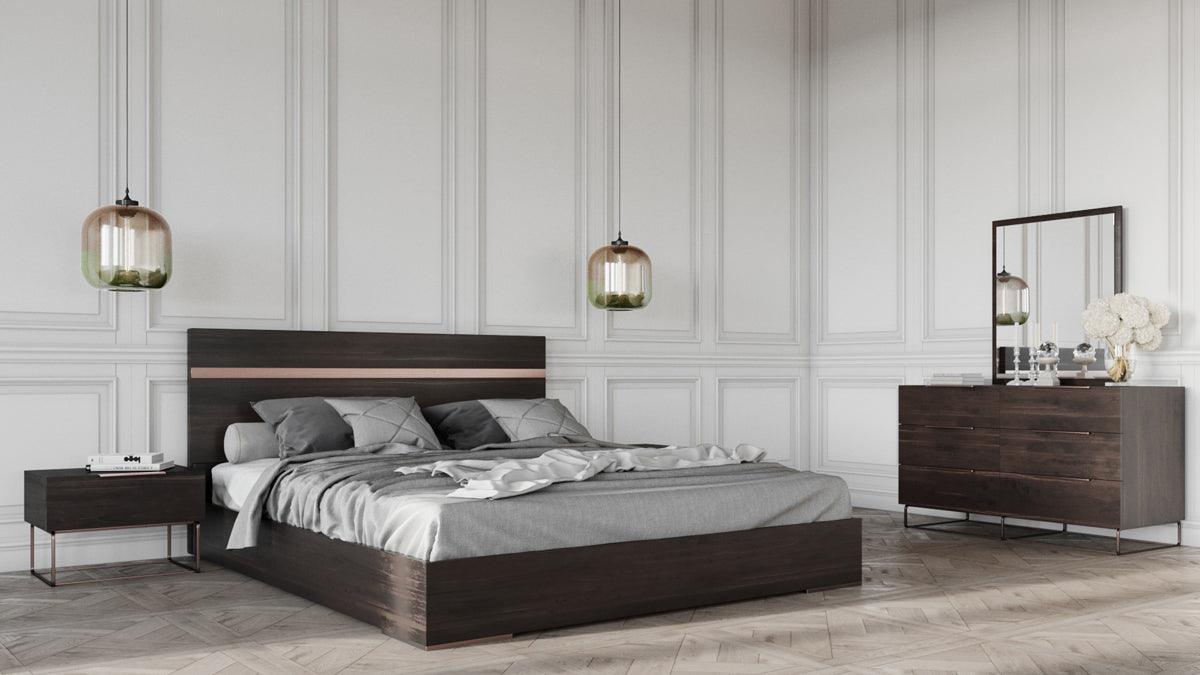 Nova Domus Benzon Italian Modern Dark Rovere Dresser