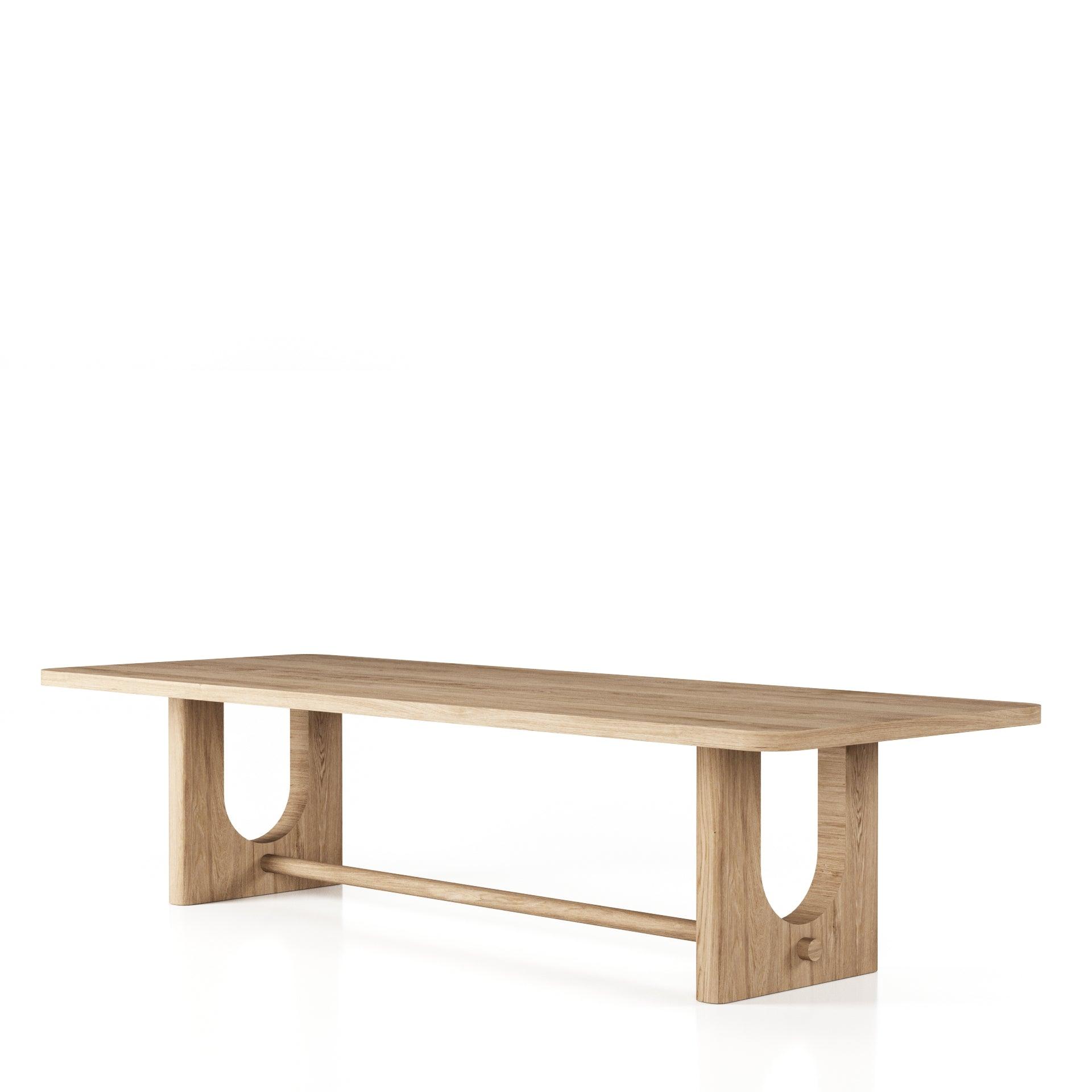 Modrest Walz Modern Natural Rectangular Dining Table