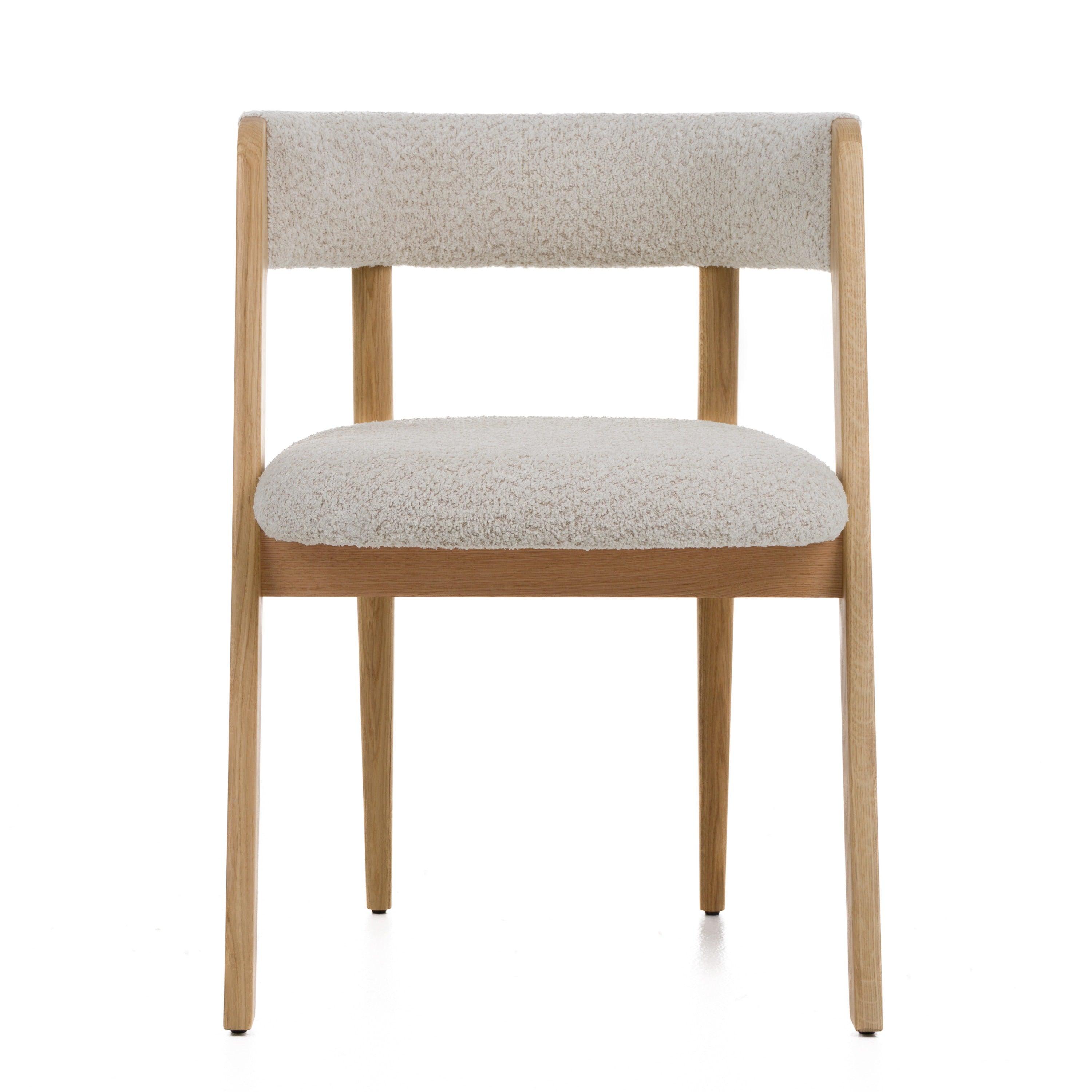 Modrest Vegas Modern Fabric Natural Dining Chair (Set of 2)