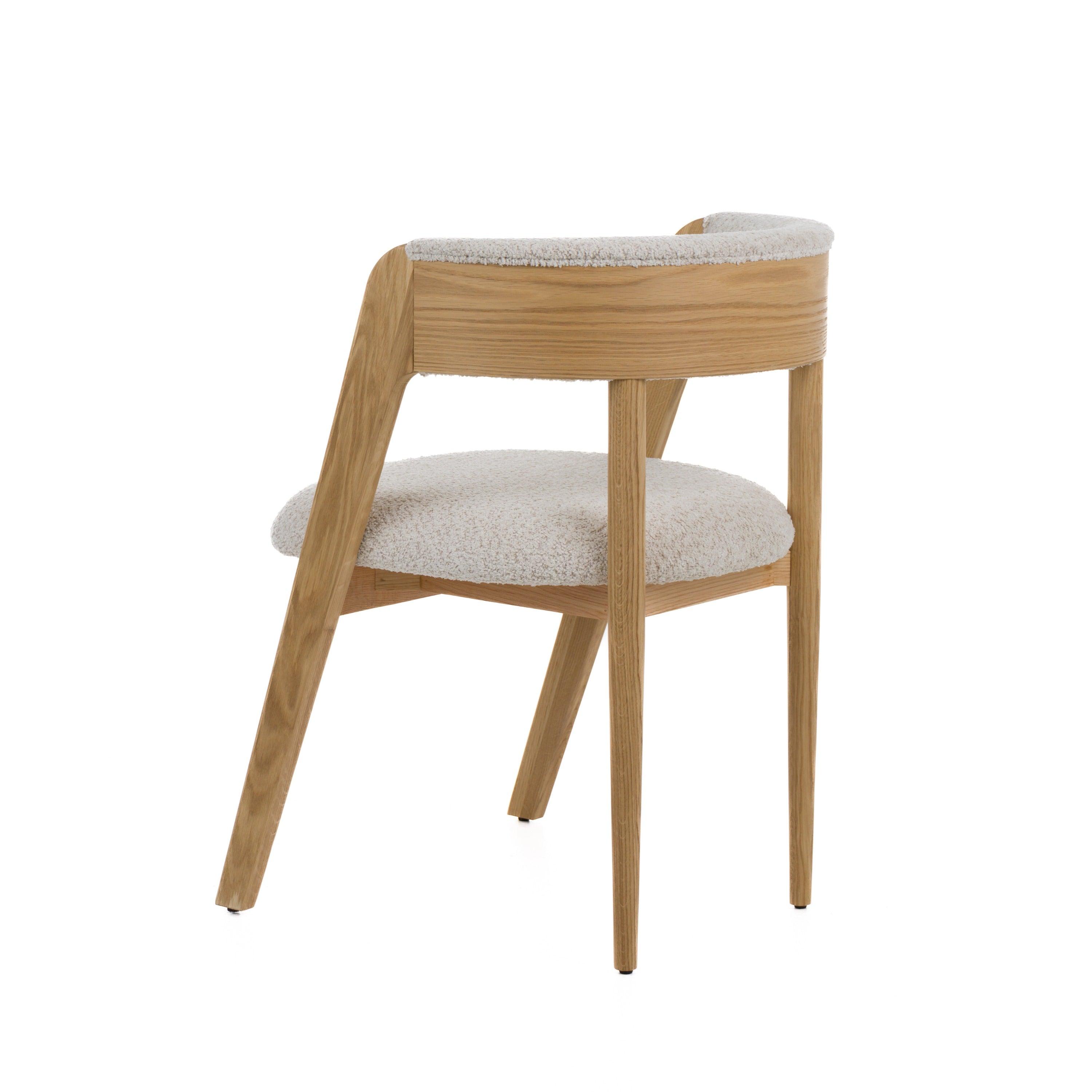 Modrest Vegas Modern Fabric Natural Dining Chair (Set of 2)