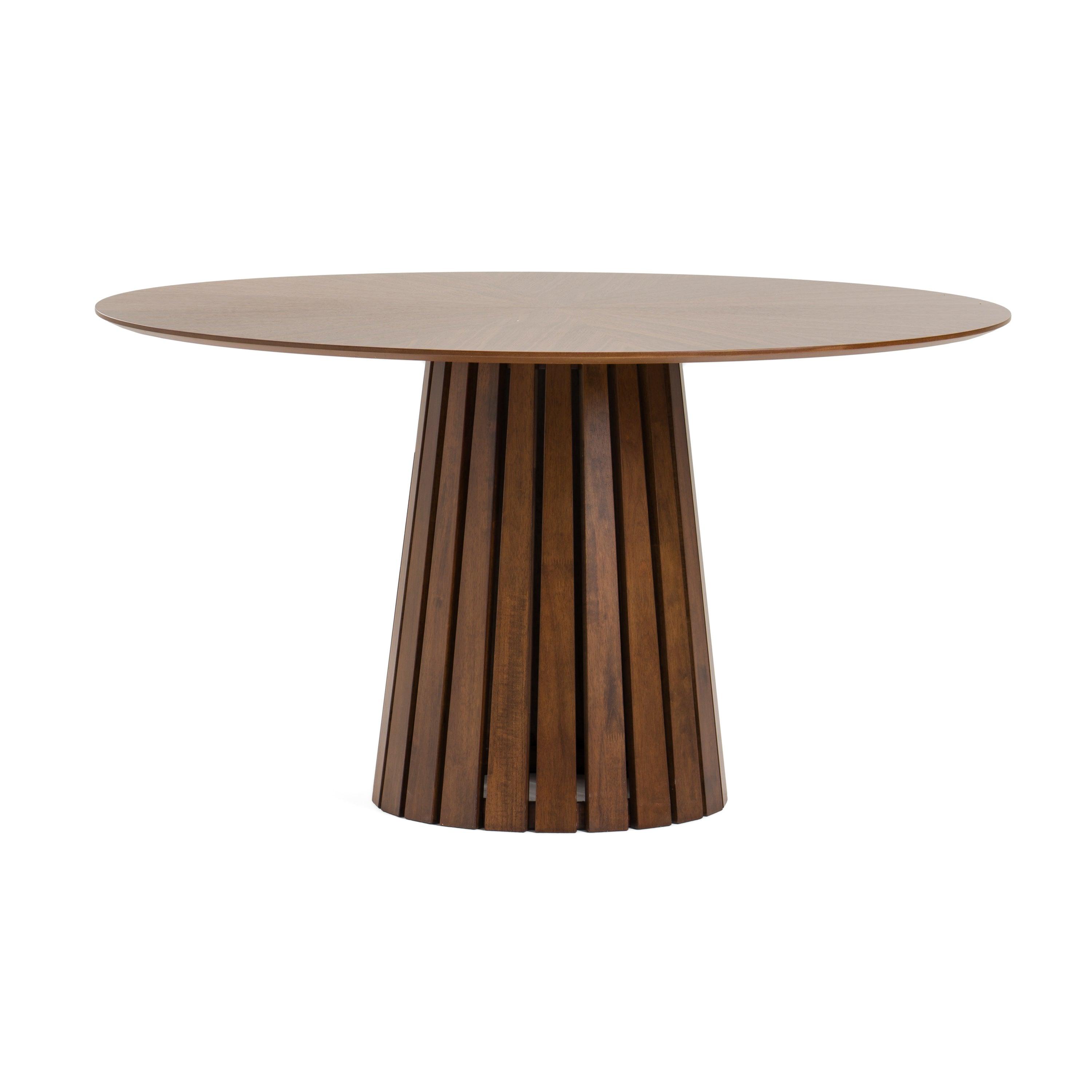 Modrest Weiss MidCentury Modern Round Dining Table