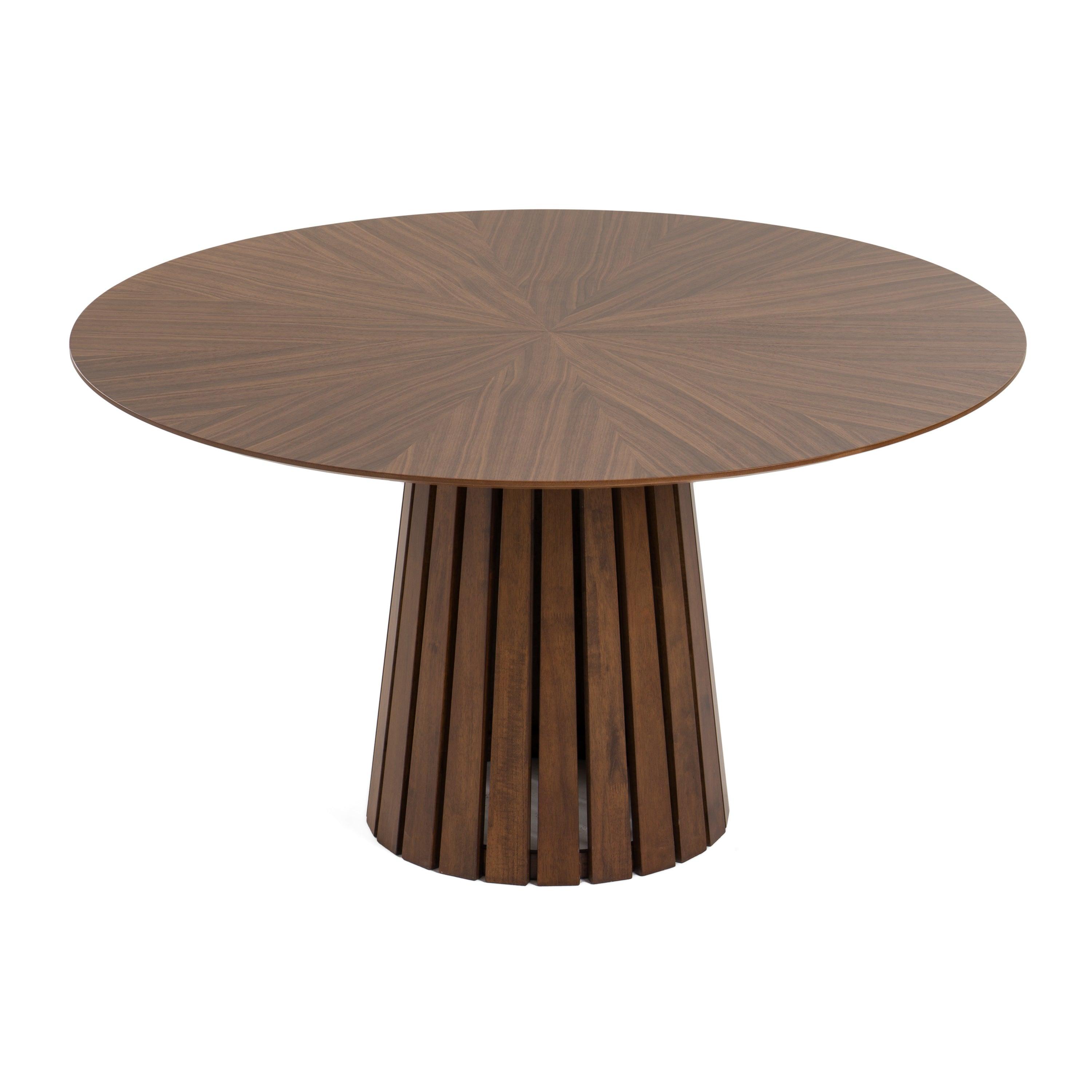 Modrest Weiss MidCentury Modern Round Dining Table