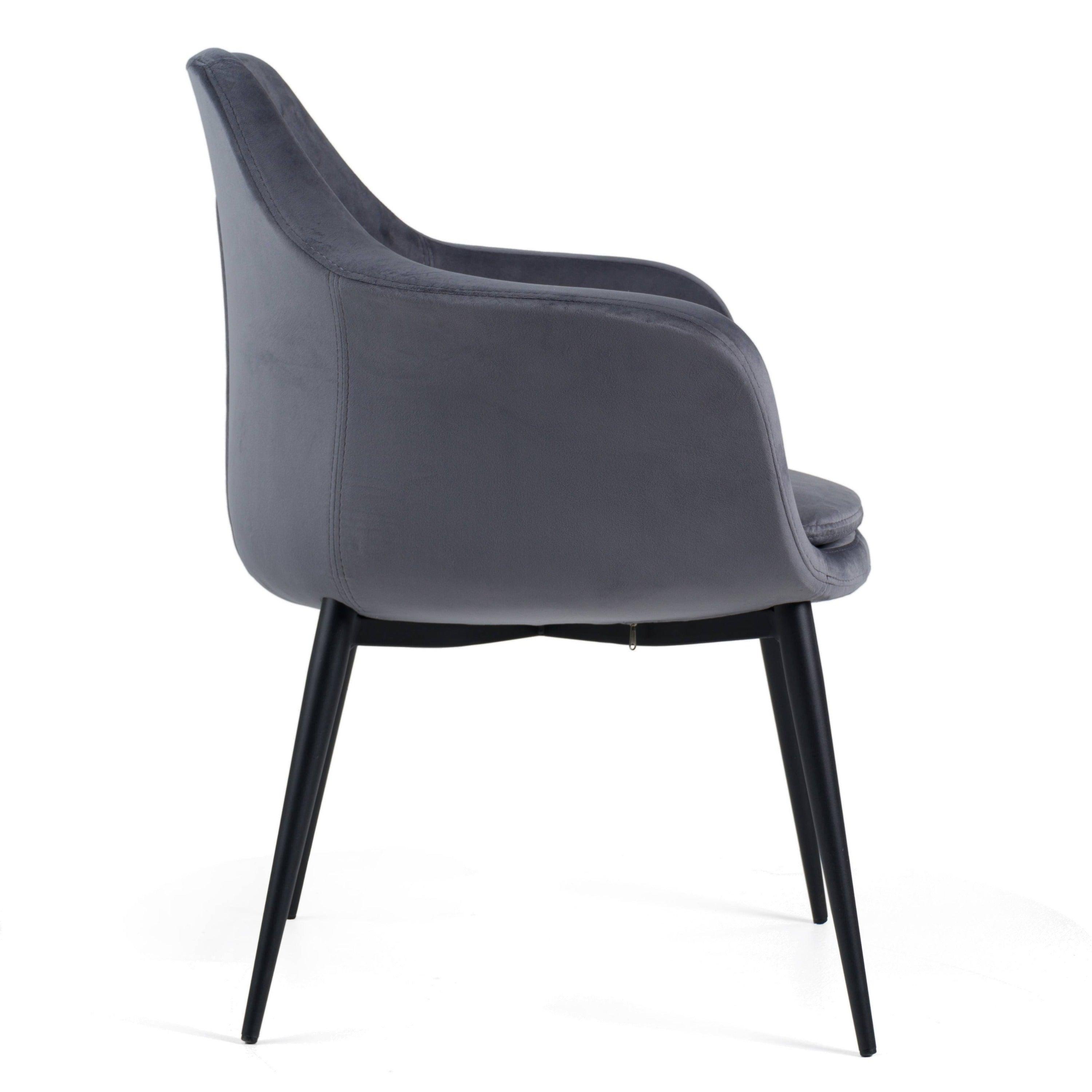 Modrest Wilson Modern Velvet Dining Chair