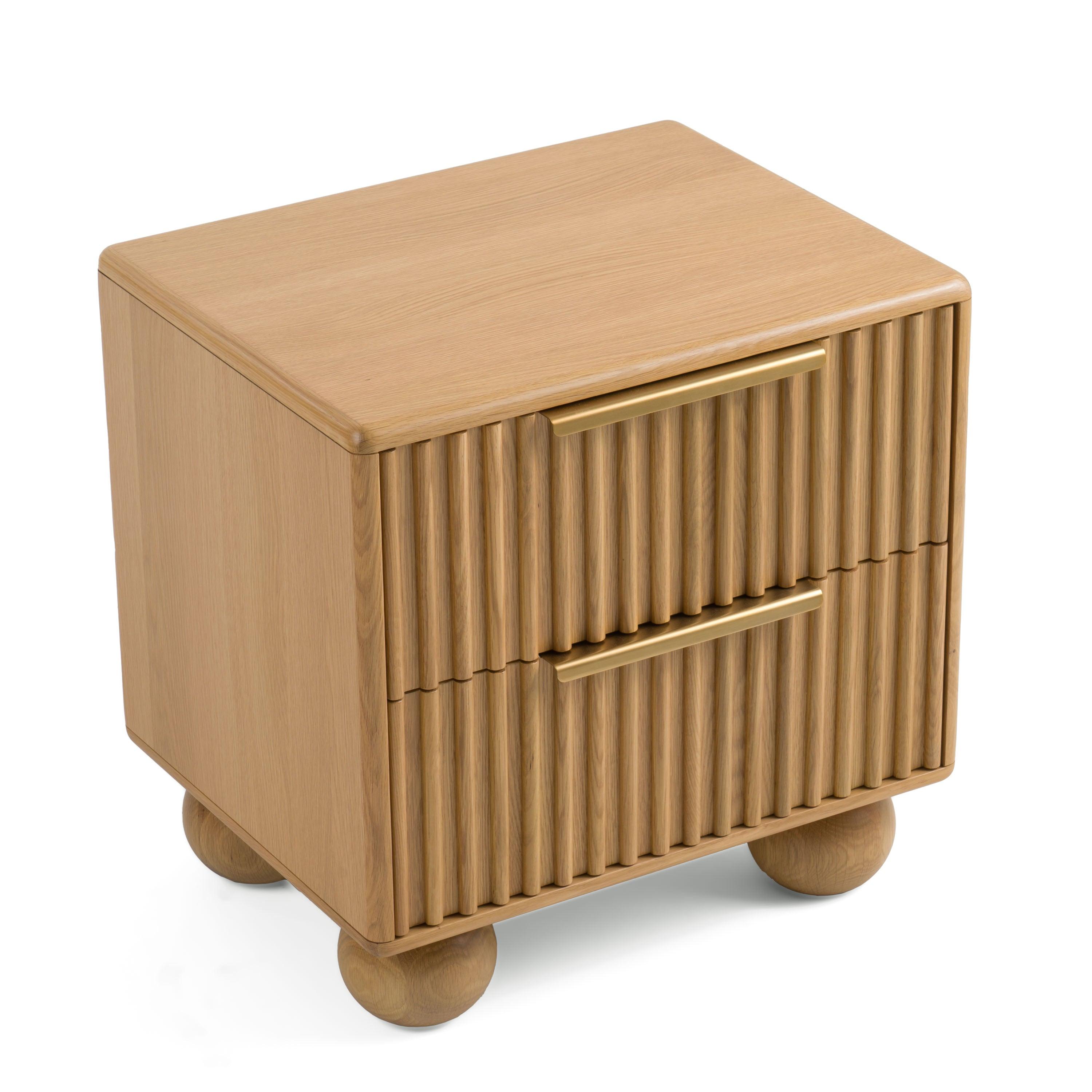 Modrest Winters Modern Natural Nightstand