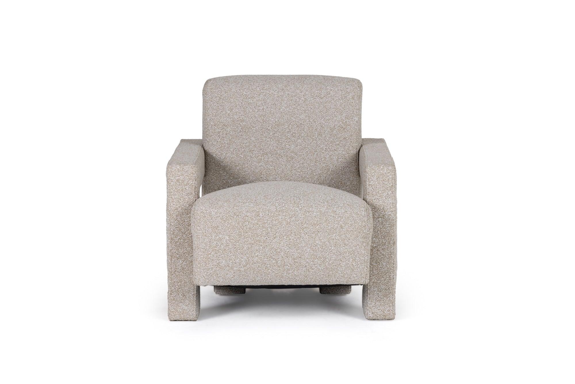 Modrest Wylie Modern Fabric Accent Chair