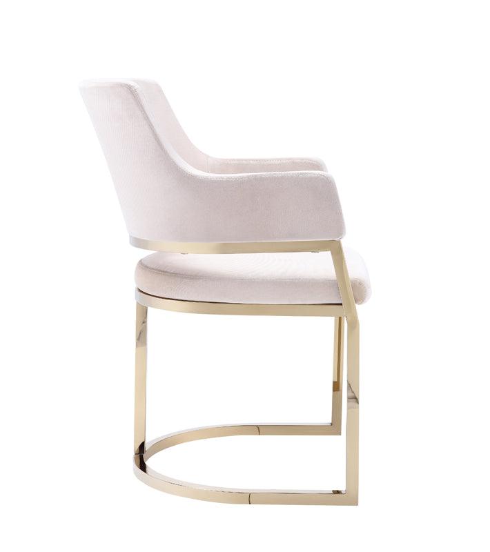 Modrest Tulsa Modern Velvet Dining Chair