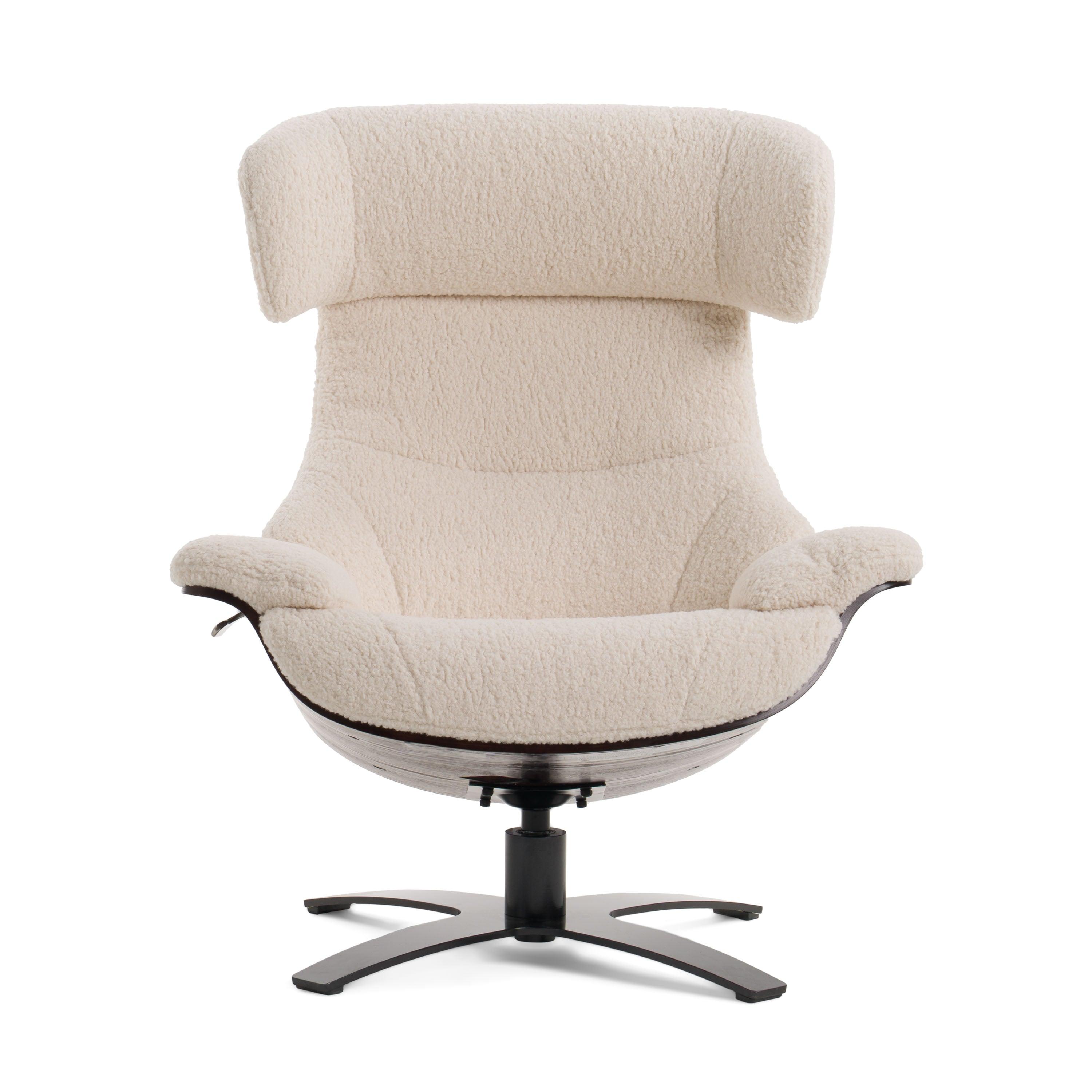 Modrest Zahara Modern Lounge Chair Ottoman