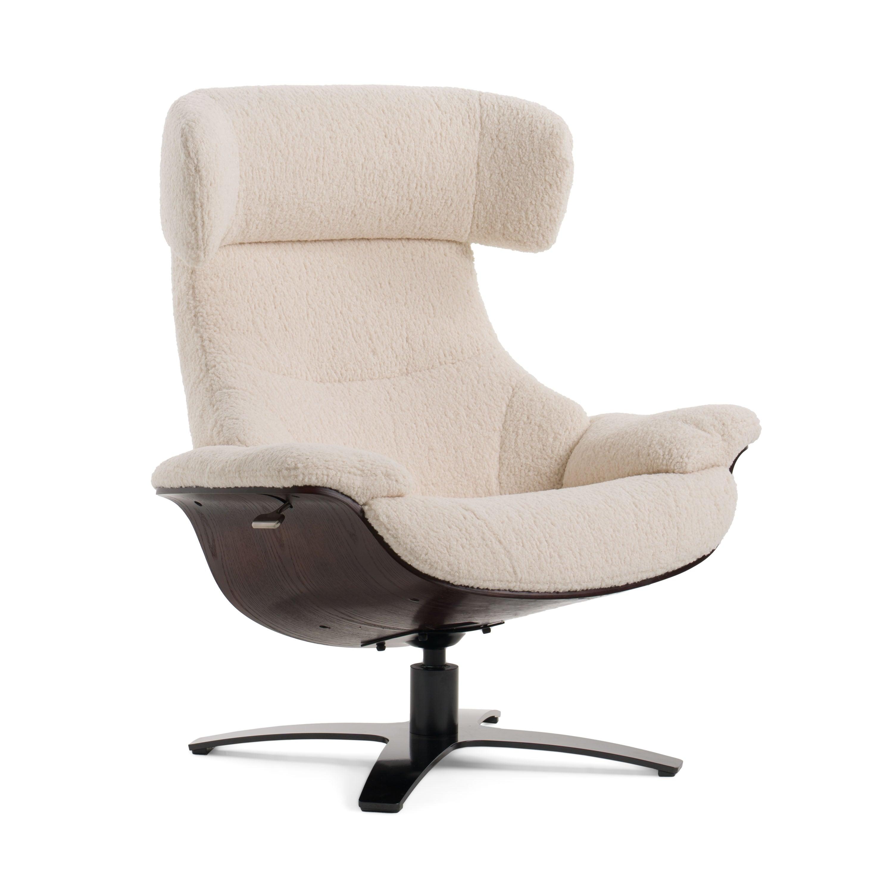 Modrest Zahara Modern Lounge Chair Ottoman