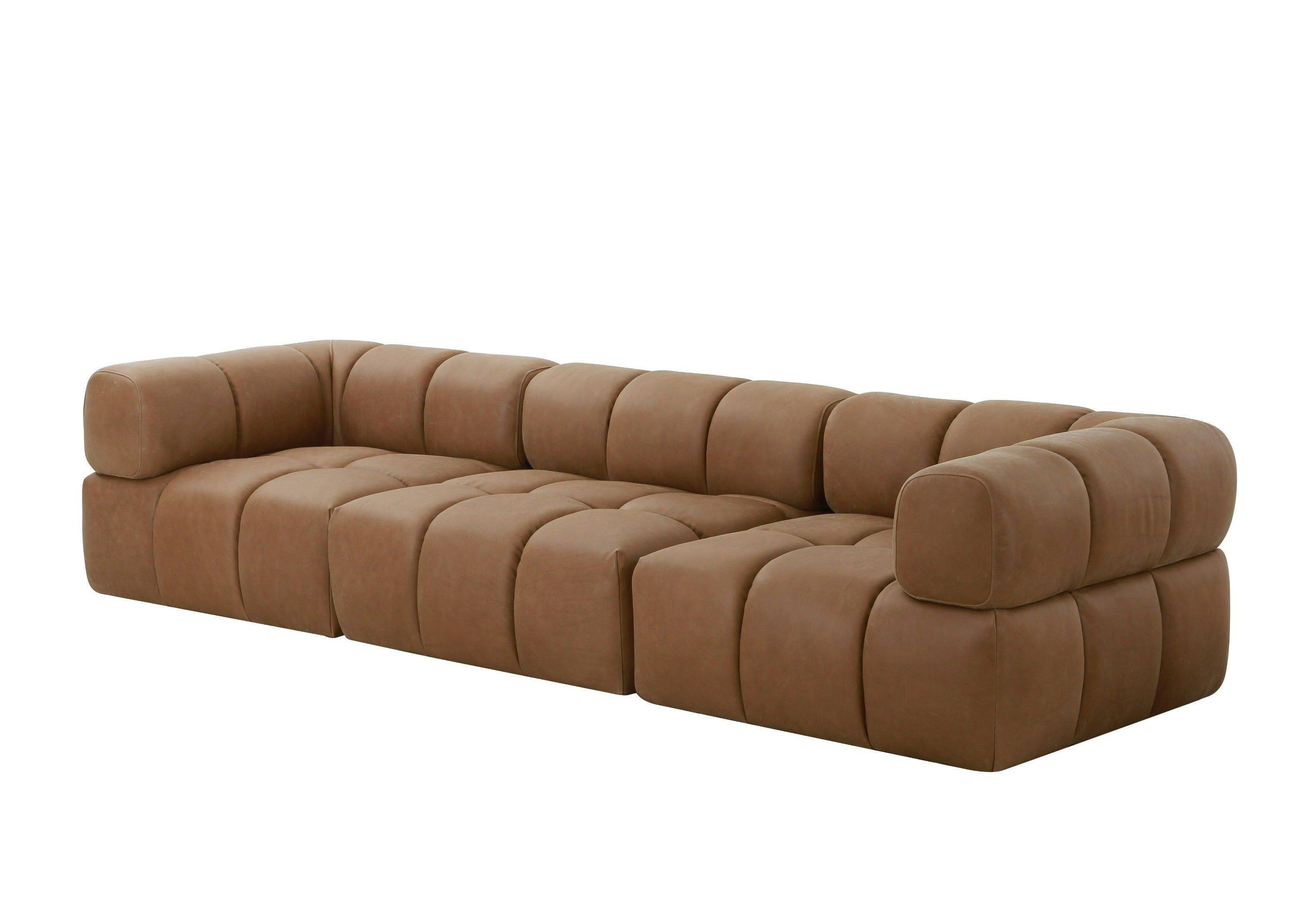 Divani Casa Everest Modern Leather Modular Armless Sectional Seat