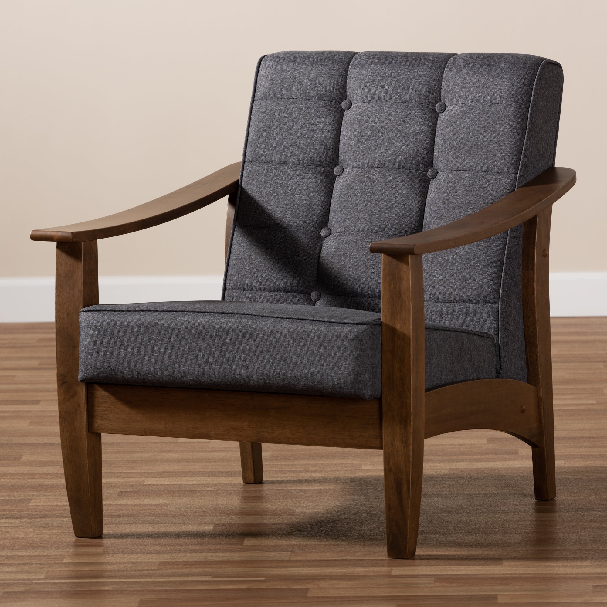 Larsen Mid-Century Chair-Chair-Baxton Studio - WI-Wall2Wall Furnishings
