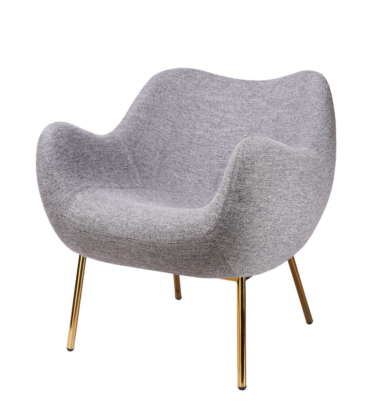 Modrest Cicero - Modern Grey Accent Chair-Lounge Chair-VIG-Wall2Wall Furnishings