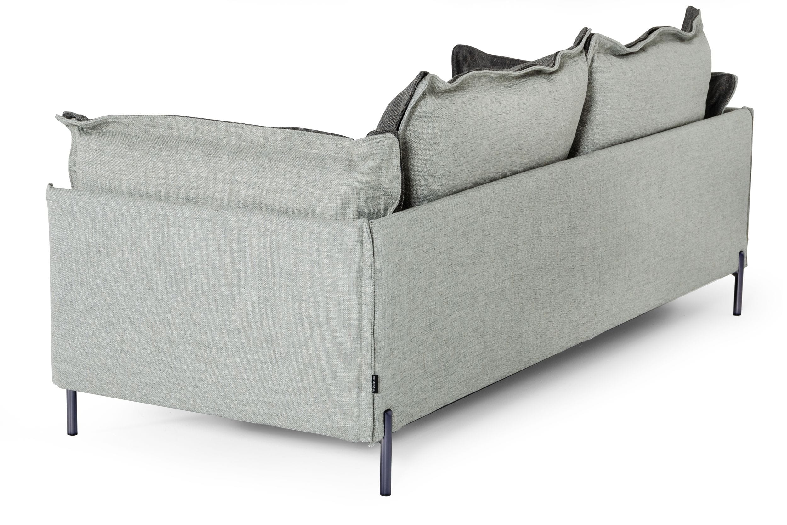 Divani Casa Mars - Modern Grey & Dark Grey Fabric Sofa-Sofa-VIG-Wall2Wall Furnishings